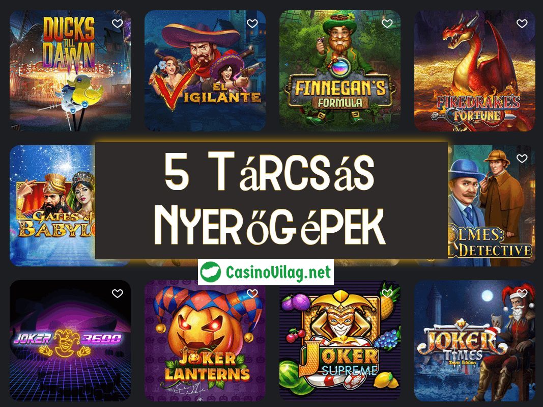 5 Tarcsas Nyerogepek