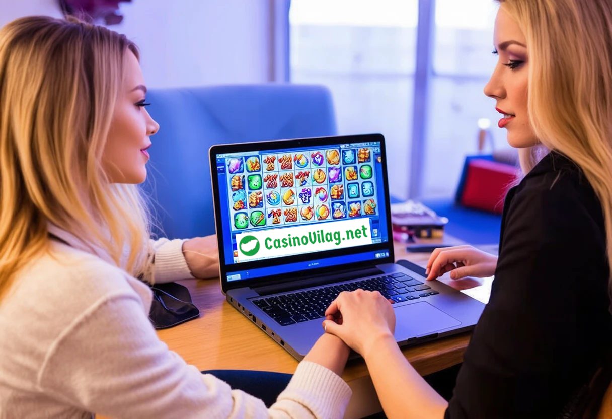 Két lány biztonságos online kaszinót keresnek